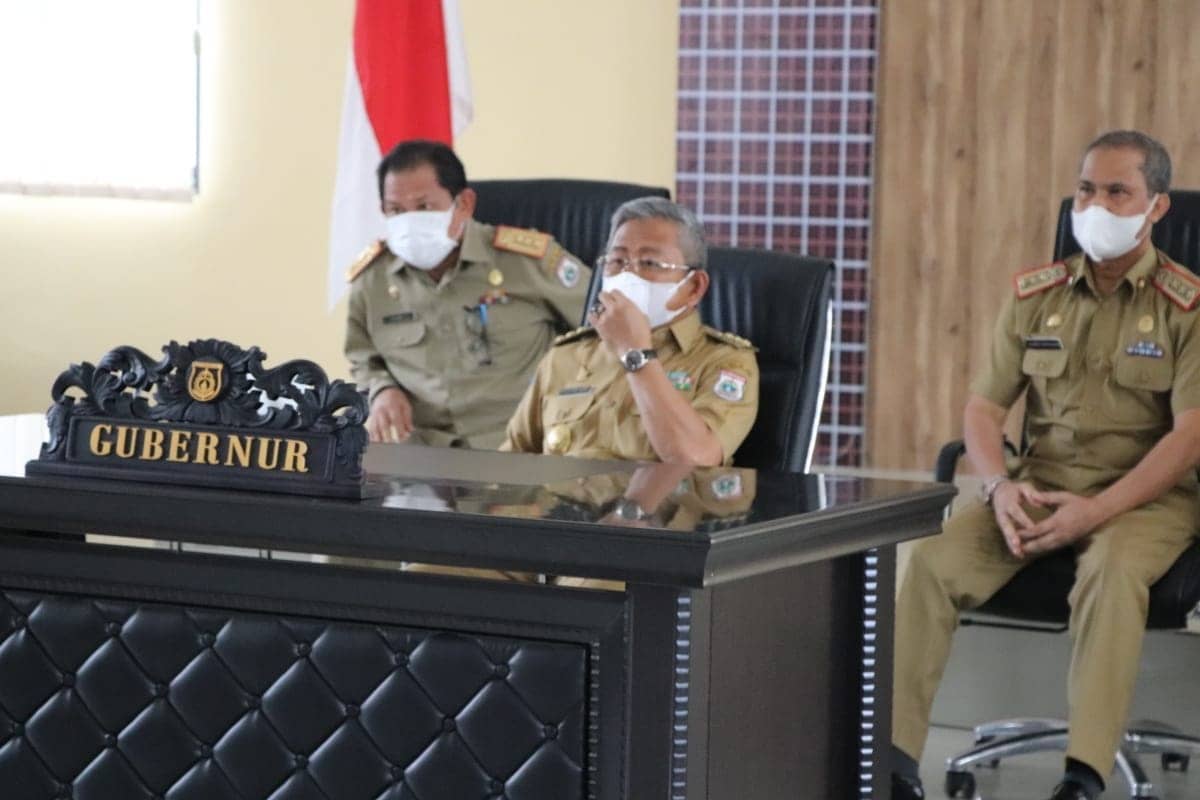 Gubernur Sulbar Hadiri Penyerahan Dipa dari Presiden Secara Virtual